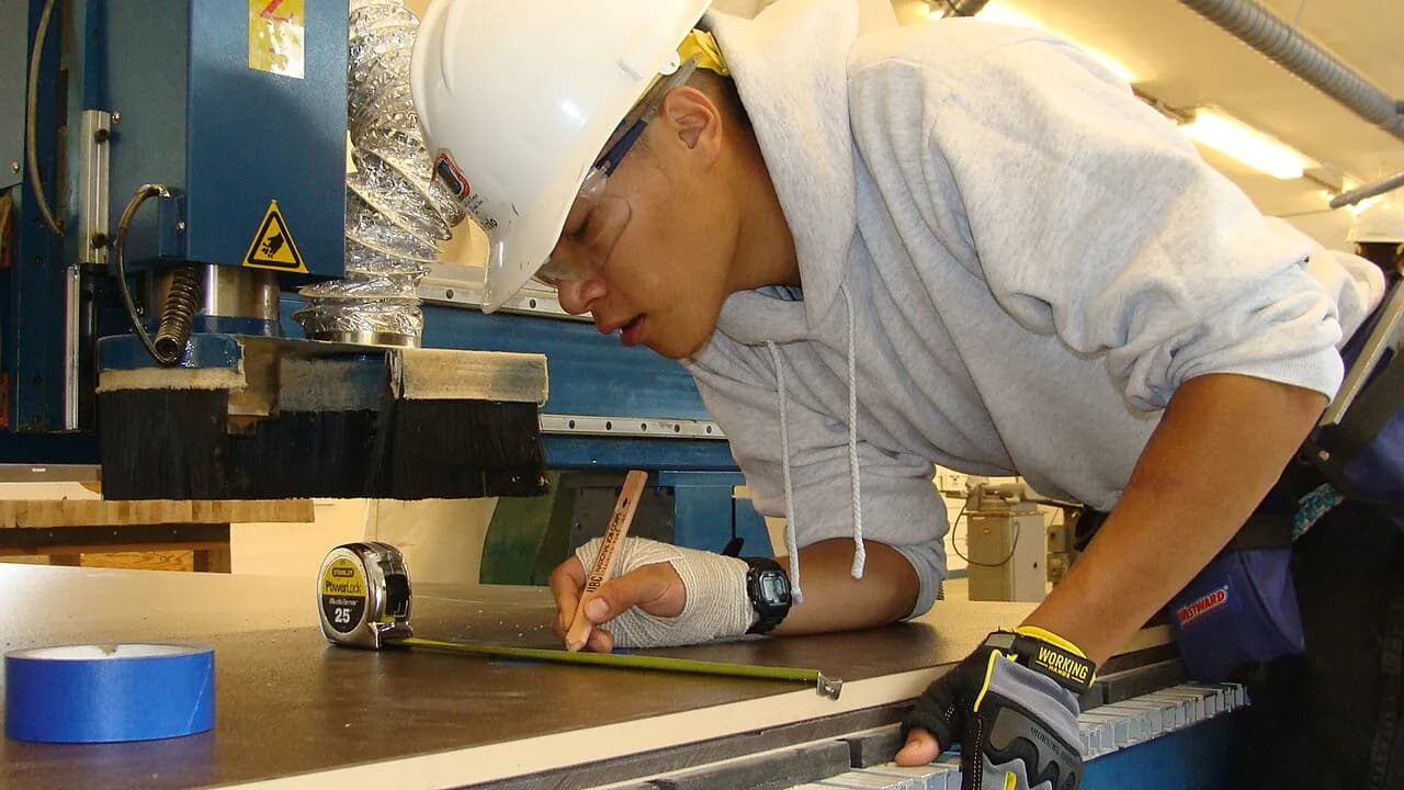 کار با دستگاه CNC
